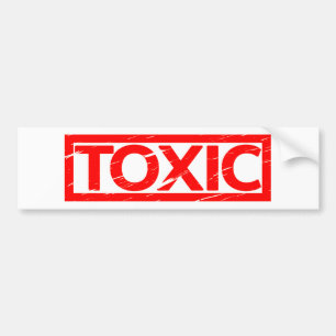 Toxic Stamp Bumper Sticker