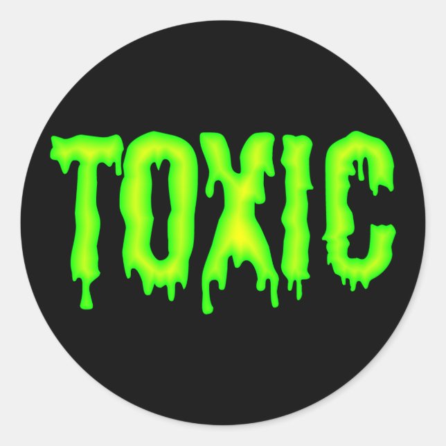 Toxic Sticker (Front)
