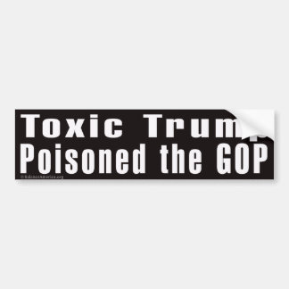 'Toxic Trump' Bumper Sticker 
