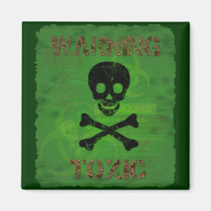 Toxic Warning Magnet