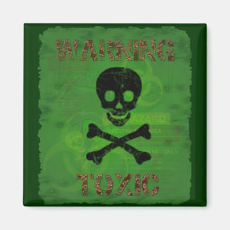 Toxic Warning Magnet