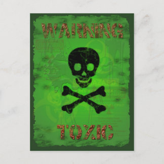 Toxic Warning Recipe Card