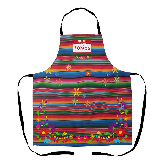 Toxica Sarape print  Apron (Toxica Sarape print Apron)