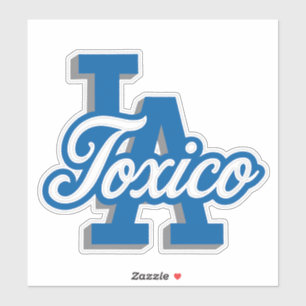 Toxico Car Hard hat Decal Sticker