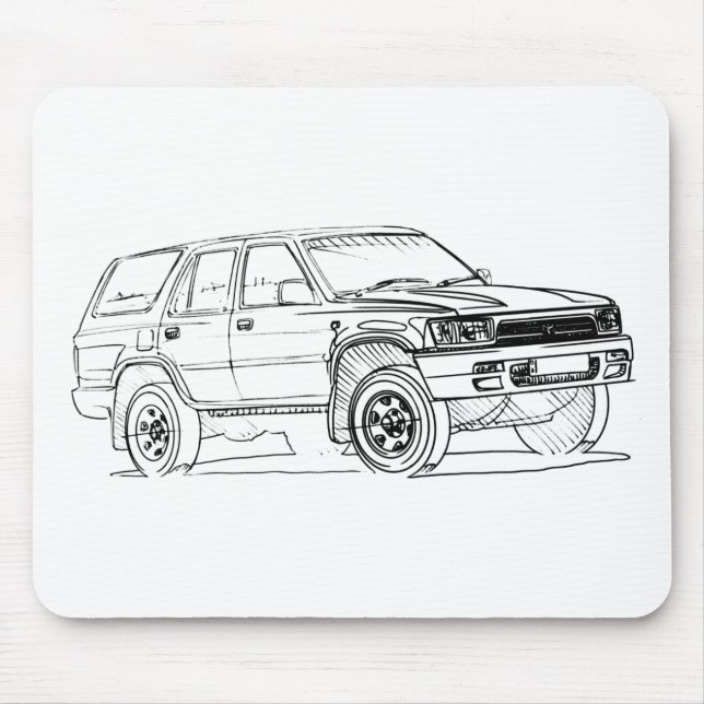 Toy 4Runner gen2 1992+ Mouse Pad (Front)