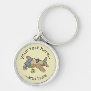 Toy Aeroplane Key Ring