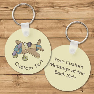 Toy Aeroplane Keychain