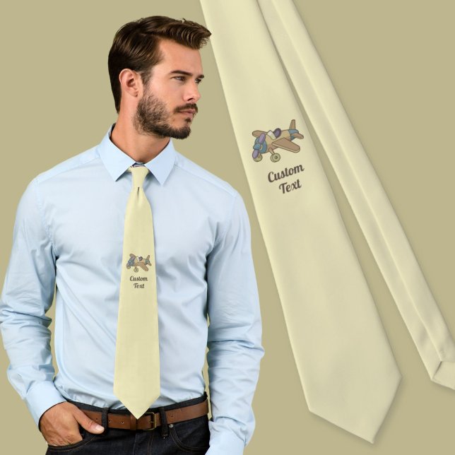 Toy Aeroplane Tie (Creator Uploaded)