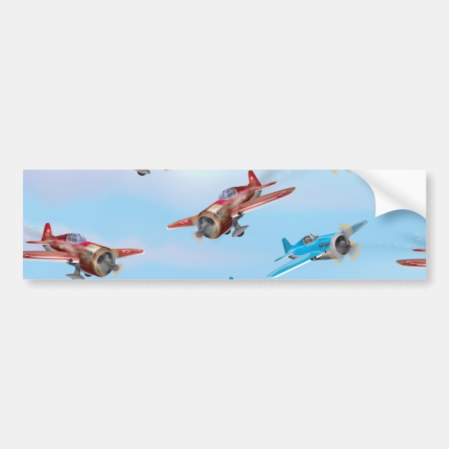 Toy Aeroplanes Bumper Sticker (Front)