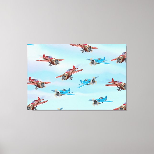Toy Aeroplanes Canvas Print (Front)