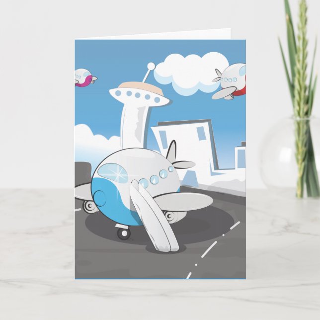 Toy Aeroplanes Card (Front)