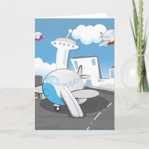 Toy Aeroplanes Card