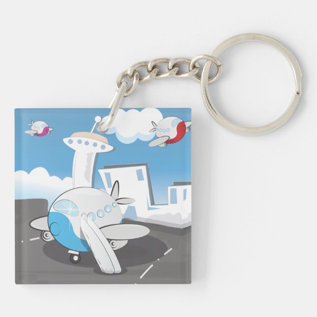 Toy Aeroplanes Key Ring (Back)