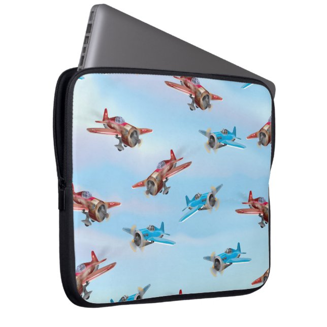 Toy Aeroplanes Laptop Sleeve (Front Right)