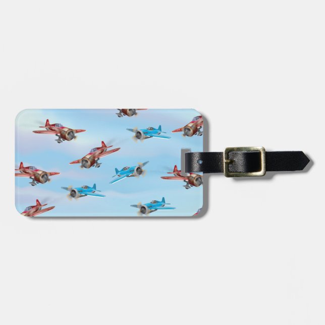 Toy Aeroplanes Luggage Tag (Front Horizontal)