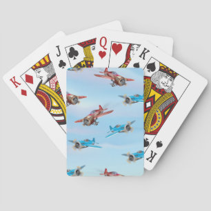 Toy Aeroplanes Playing Cards