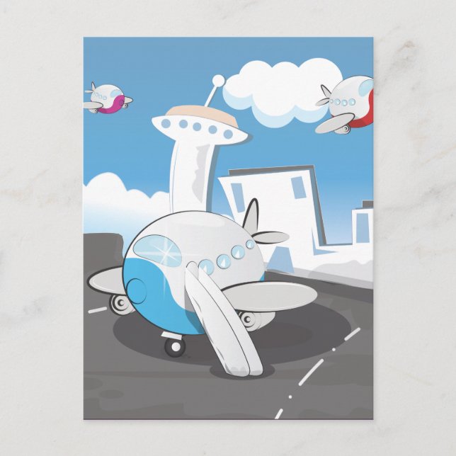 Toy Aeroplanes Postcard (Front)