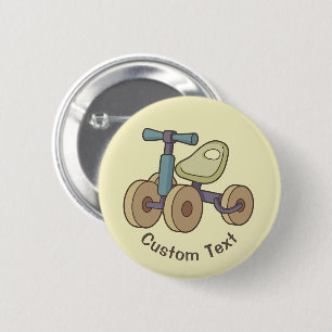 Toy Bike 6 Cm Round Badge