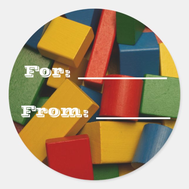 Toy Blocks Gift tags (Front)