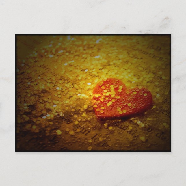 Toy Camera Heart Postcard (Front)