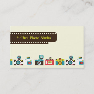 Toy Cameras Photography Business Card