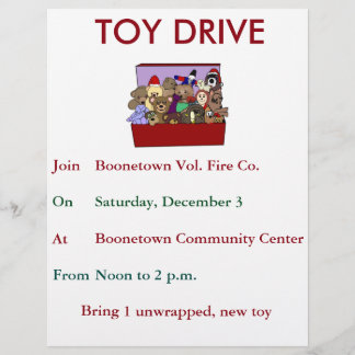 Toy Drive Template Flyer