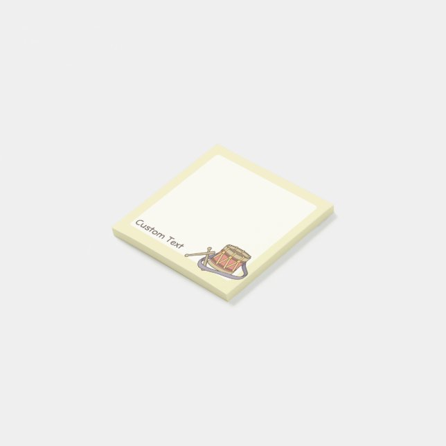 Toy Drum Post-it Notes (Angled)