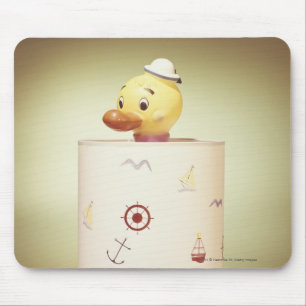 Toy duck lamp mouse pad