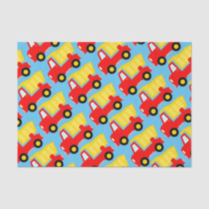 Toy dump truck kids Birthday gift tissue paper