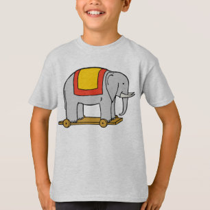 Toy Elephant Vintage Art T-Shirt