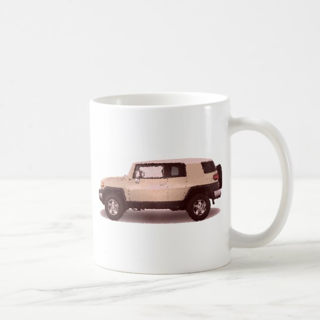 Toy FJ Cruiser cracked Coffee Mug (Right)