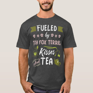 Toy Fo Terrier Kisses and Tea T-Shirt