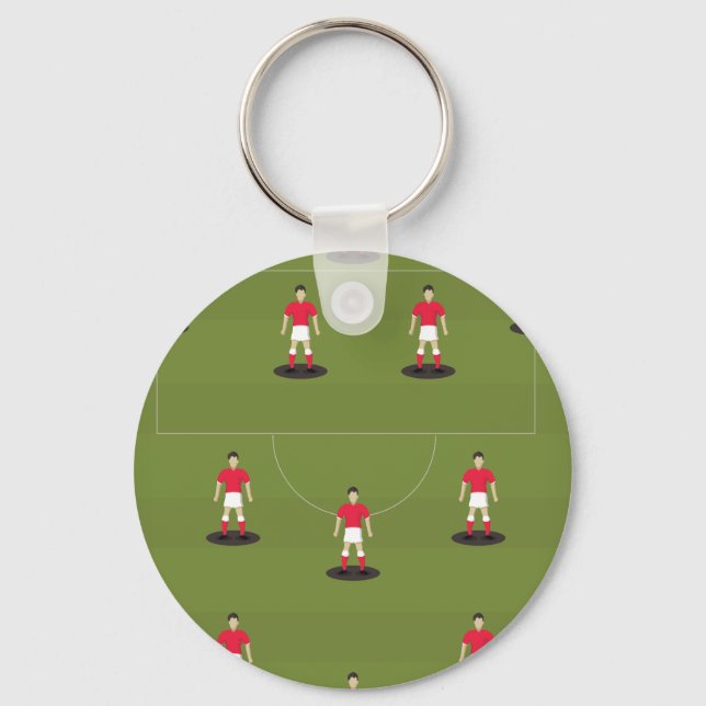 Toy Football Team Key Ring (Front)