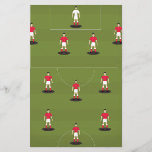 Toy Football Team Stationery