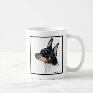 Toy Fox Terrier Art by Glenda S. Harlan Coffee Mug