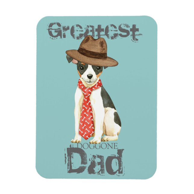 Toy Fox Terrier Dad Magnet (Vertical)