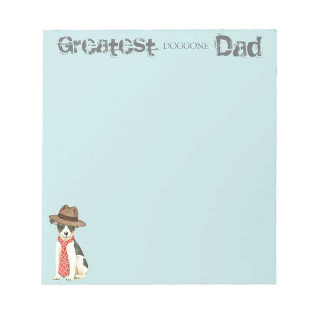 Toy Fox Terrier Dad Notepad (Front)