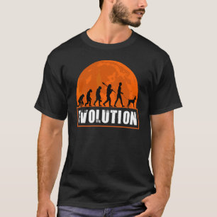 Toy Fox Terrier Dog Dad Human Evolution T-Shirt