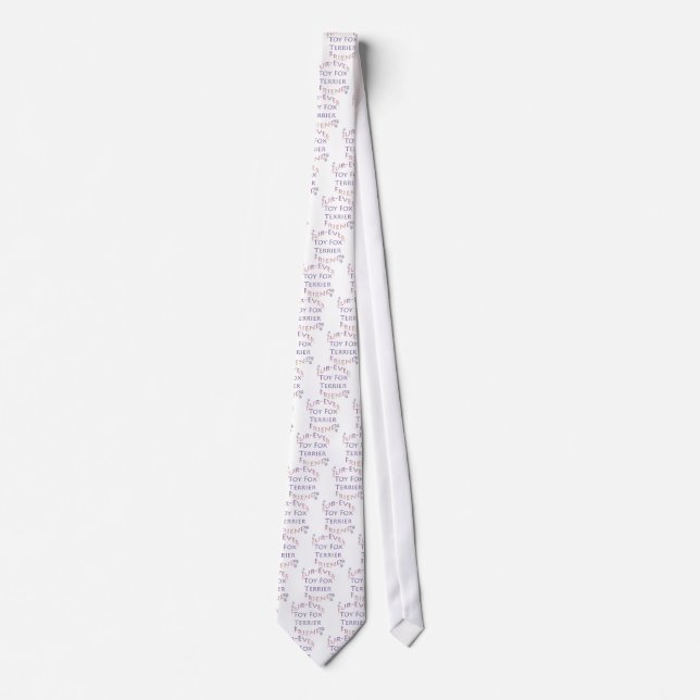 Toy Fox Terrier Furever Friend Tie (Front)