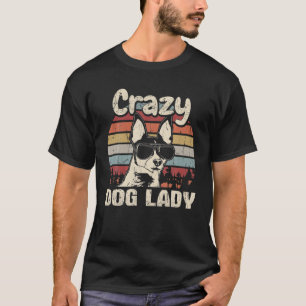 Toy Fox Terrier Lover Crazy Dog Lady Vintage Mothe T-Shirt