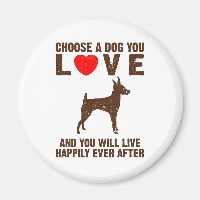 Toy Fox Terrier Magnet (Front)
