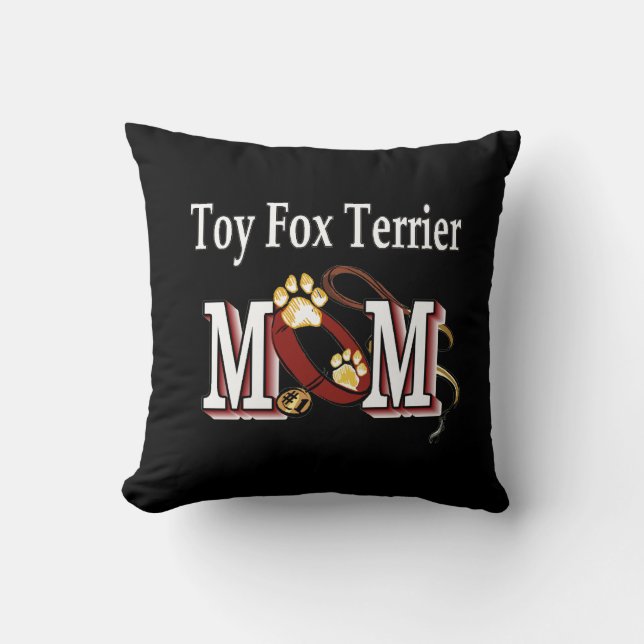 Toy Fox Terrier Mum Cushion (Front)