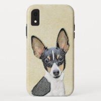 Toy Fox Terrier Painting - Cute Original Dog Art