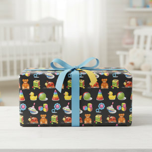 Toy Icon Collection Wrapping Paper Sheets