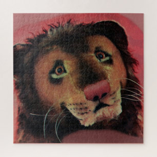 toy lion head jigsaw puzzle