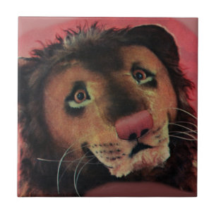 toy lion head tile