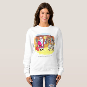 Toy Makers women white sweatshirt