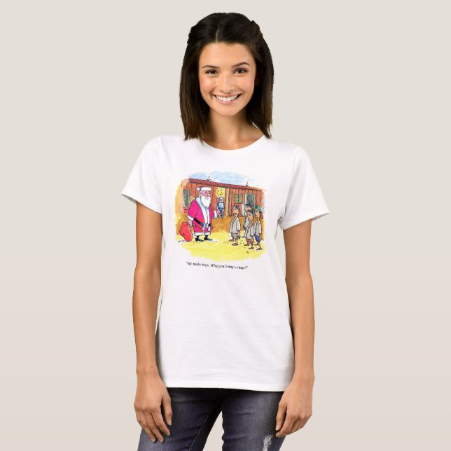 Toy Makers women white T-shirt (Front Full)