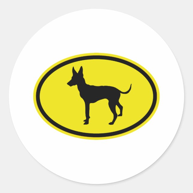 Toy Manchester Terrier Classic Round Sticker (Front)