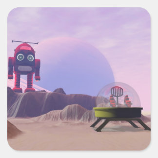 Toy Moon Walker Scene Sticker